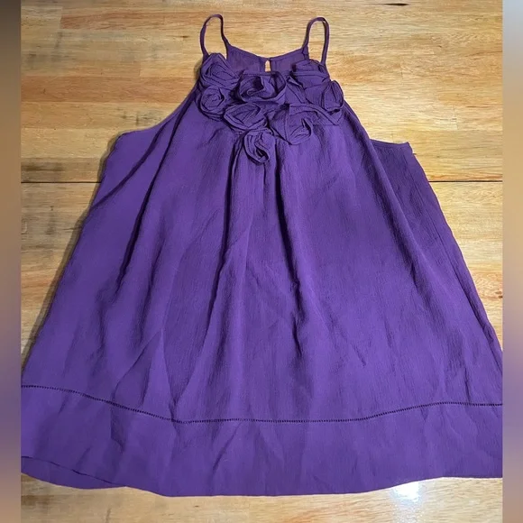 spaghetti strap purple top - Picture 1 of 2